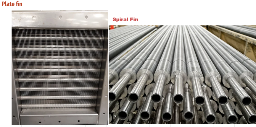 Mga Pagkakaiba sa Pagitan ng Plate at Spiral Fin Heat Exchanger
